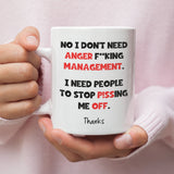 Funny Anger Management Mug, Funny Angry Friend Cup, Secret Santa