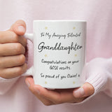 Personalised GCSE Granddaughter Proud Of You Mug, Granddaughter GCSE Results, Well Done GCSE Granddaughter