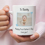 Personalised Photo Daddy First Father's Day Mug, Gift for Dad