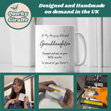 Personalised GCSE Granddaughter Proud Of You Mug, Granddaughter GCSE Results, Well Done GCSE Granddaughter