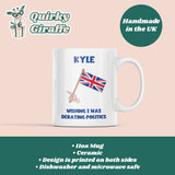 Personalised Wishing I Was Debating Politics Mug, Birthday Politics Gift, Secret Santa