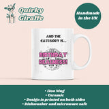 Birthday Realness Mug, Funny Drag Queen Birthday Gift, Birthday Shade Pride