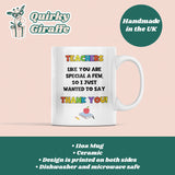 Teachers Like You Are a Special a Few Mug, Thank You Teacher, End Of Year Gift, Leaving Teacher