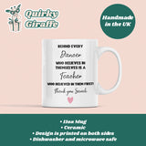 Personalised Thank You Dance Teacher Mug, End Of Year Thanks, Dance Teacher Christmas