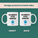 Personalised Grandma's Little Monster(s) Mug, Grandma Birthday, Grandma Gift, Mother's Day