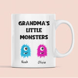 Personalised Grandma's Little Monster(s) Mug, Grandma Birthday, Grandma Gift, Mother's Day