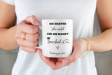 Personalised She Believed She Could Graduation Mug