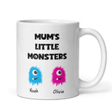 Personalised Mum's Little Monster(s) Mug, Mummy Birthday, Mum Gift, Mother's Day