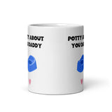 CQ Potty About You Daddy Mug,  Funny Daddy gift, Dad Birthday Gift,