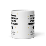 Personalised Funny Drunk Graduation Mug