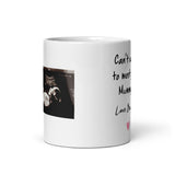 Personalised Mummy Baby Scan Photo Mug, Mum to be Birthday Gift, Mother's Day