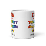 Personalised Totally Amazing TA Mug, Teacher Assistant Thank you Gift