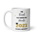 Personalised Tassel Worth The Hassle Graduation Mug