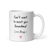 Personalised Grandma Baby Scan Photo Mug, Grandma to be Birthday Gift, Mother's Day