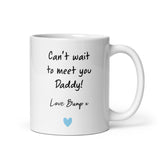 Personalised Daddy Baby Scan Photo Mug, Dad to be Gift