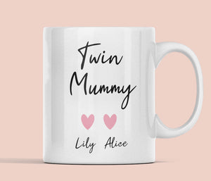 Personalised Twin Mummy Gift, Mum to Twins, Mum Birthday, Mother's Day