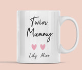 Personalised Twin Mummy Gift, Mum to Twins, Mum Birthday, Mother's Day