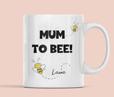 Personalised Mum To Bee Mug, Baby Shower Gift, Mum To Be Birthday, Mother's Day