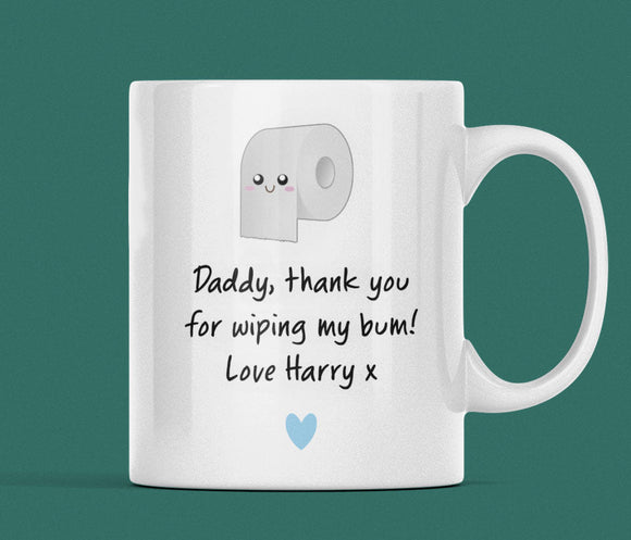 Funny Financial Burden Little Girl Mug, Funny Gift for Dad