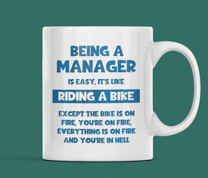 Funny Manager Mug - Work Boss Gift, Secret Santa