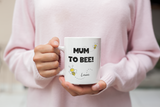 Personalised Mum To Bee Mug, Baby Shower Gift, Mum To Be Birthday, Mother's Day