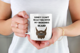 Personalised Beard Funny Mug, Funny Gift for Dad, Brother, Boyfriend or Husband, Valentines Gift, Anniversary Gift