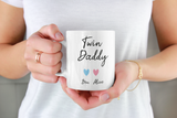 Personalised Twin Daddy Gift, Dad to Twins