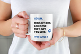 Personalised Funny Dog Dad Mug