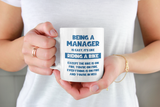 Funny Manager Mug - Work Boss Gift, Secret Santa