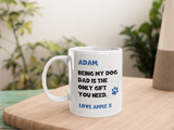 Personalised Funny Dog Dad Mug