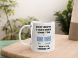 Personalised Funny 4th Wedding Anniversary Gift