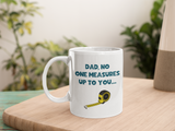 Funny Dad Tape Measure DIY Joke Mug, Birthday Gift