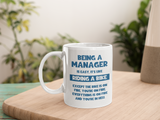 Funny Manager Mug - Work Boss Gift, Secret Santa