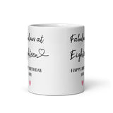 Personalised Fabulous at 18 Mug, 18th Birthday Gift