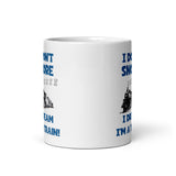 Funny Snoring Train Joke Mug, Birthday For Dad