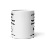 Funny Football Mug For Dad - Love My Son more than Football