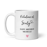 Personalised Fabulous at 60 Mug, 60th Birthday Gift