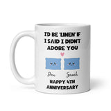 Personalised Funny 4th Wedding Anniversary Gift