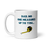 Funny Dad Tape Measure DIY Joke Mug, Birthday Gift