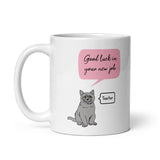 Funny Traitor Cat Leaving Mug, Work leaving Mug