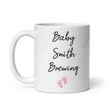 Personalised Baby Brewing Mug, For Mum to be, For Dad to be, Baby Shower Gift, Mother's Day