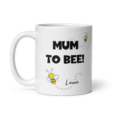 Personalised Mum To Bee Mug, Baby Shower Gift, Mum To Be Birthday, Mother's Day