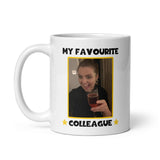 Personalised My Favourite Colleague Photo Funny Mug, Funny Work Colleague Gift, Secret Santa