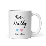 Personalised Twin Daddy Gift, Dad to Twins