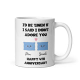 Personalised Funny 4th Wedding Anniversary Gift