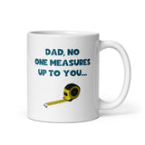 Funny Dad Tape Measure DIY Joke Mug, Birthday Gift