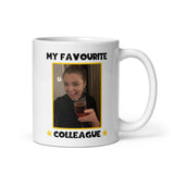 Personalised My Favourite Colleague Photo Funny Mug, Funny Work Colleague Gift, Secret Santa