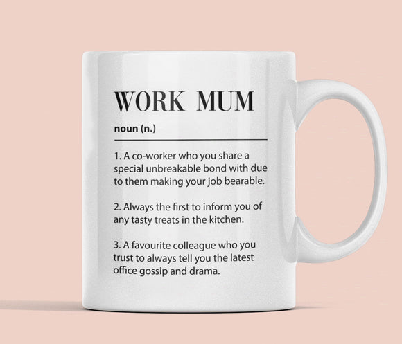 Funny Work Mum Definition, Secret Santa